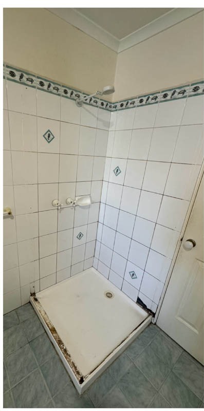 Bathroom repair before and after in Hallam