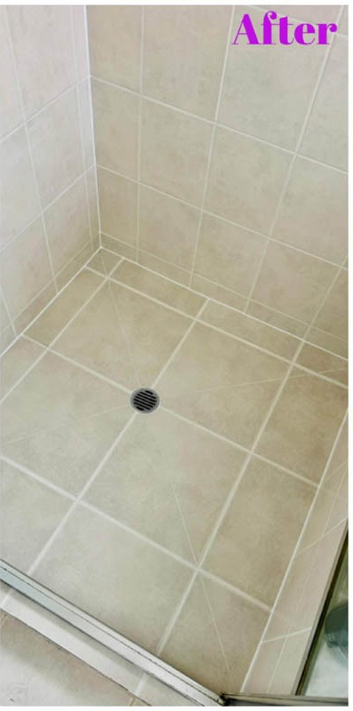 Bathroom after repair work in Berwick