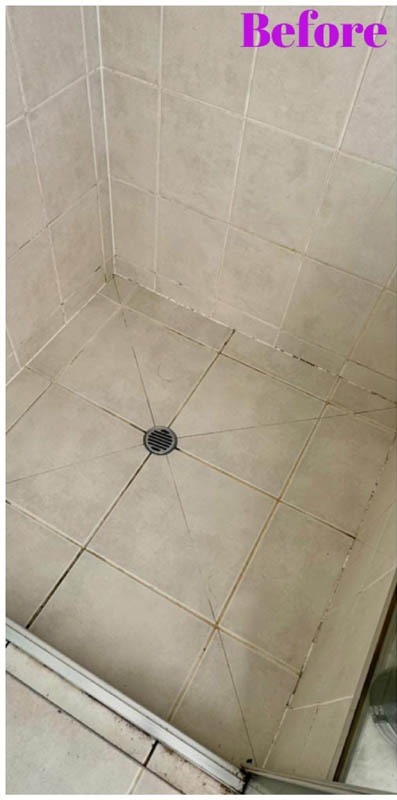 Bathroom before repair work in Berwick